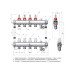 Коллектор нерж. Wester W902 1-3/4 в сборе с расходомерами на 11 выходов