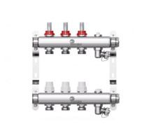Коллектор нерж. Wester W902 1-3/4 в сборе с расходомерами на 3 выхода
