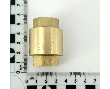 Клапан обратный ВВ 1/2" OPTIMAL пружинный с металлическим затвором