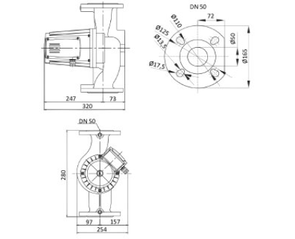 Циркуляционный насос Shinhoo BASIC PRO 50-12F 1x230V